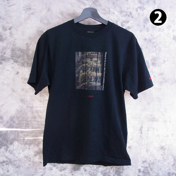 実際に弊社で買取させて頂いたBack Channel/バックチャンネル プリントTシャツ ブラック M/L 3点SETの画像 2枚目