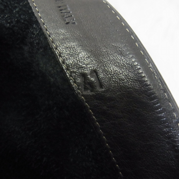 実際に弊社で買取させて頂いたRICK OWENS/リックオウエンス バックジップ ウェッジソールブーツ/41の画像 5枚目