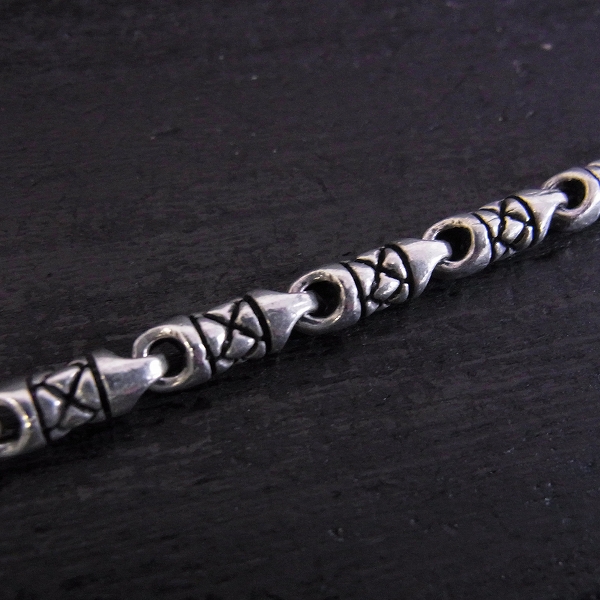 実際に弊社で買取させて頂いたLEATHERS AND TREASURES/レザーズ アンド トレジャーズ デザイン ネックレス チェーン 52㎝の画像 5枚目