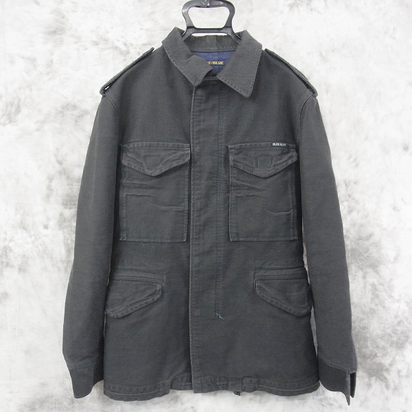 実際に弊社で買取させて頂いた☆BLUE BLUE/ブルーブルー コットン ミリタリージャケット/2