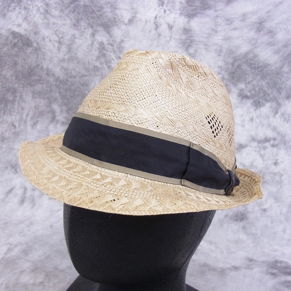 実際に弊社で買取させて頂いたBorsalino/ボルサリーノ RAMIE ストローハット 伊製/61