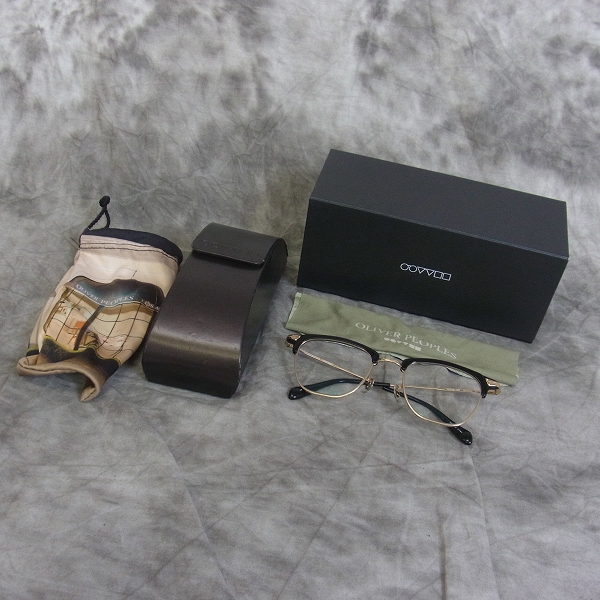 実際に弊社で買取させて頂いたOLIVER PEOPLES/オリバーピープルズ BANKS/バンクス メガネフレームの画像 9枚目