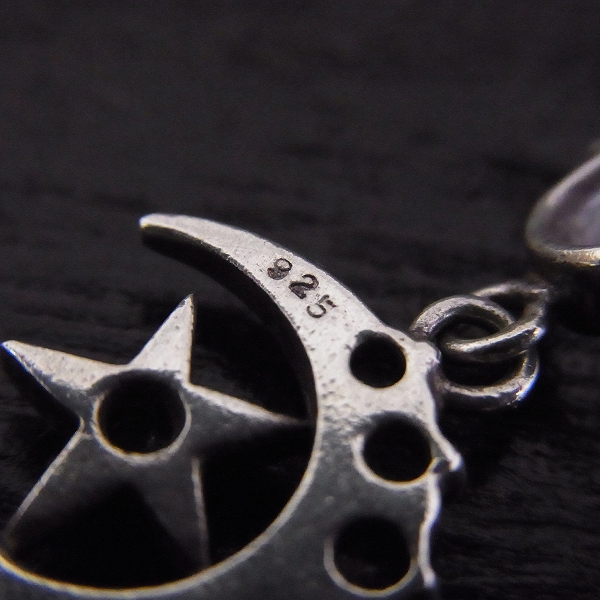 実際に弊社で買取させて頂いた【ギャラ付き】Loree Rodkin/ローリーロドキン ハーフ ムーン スター ペンダント トップ チャームの画像 4枚目