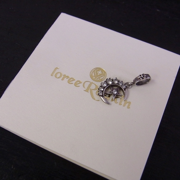 実際に弊社で買取させて頂いた【ギャラ付き】Loree Rodkin/ローリーロドキン ハーフ ムーン スター ペンダント トップ チャームの画像 6枚目