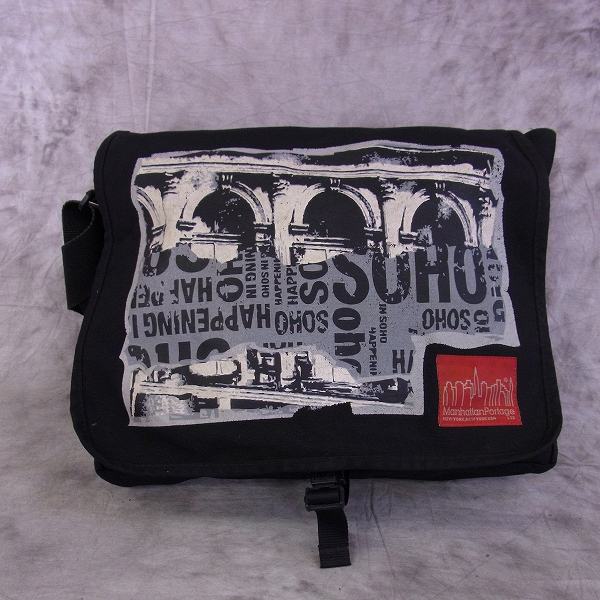 実際に弊社で買取させて頂いたManhattan Portage/マンハッタンポーテージ  プリント メッセンジャーバッグ
