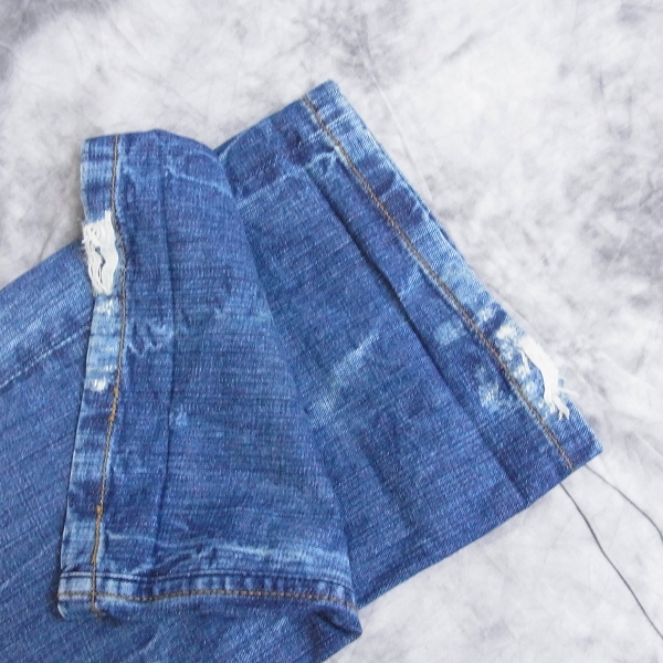 実際に弊社で買取させて頂いたArmani Exchange/DOLCE&GABBANA 加工デニム 等 33LONG/46 パンツ 2点SETの画像 5枚目