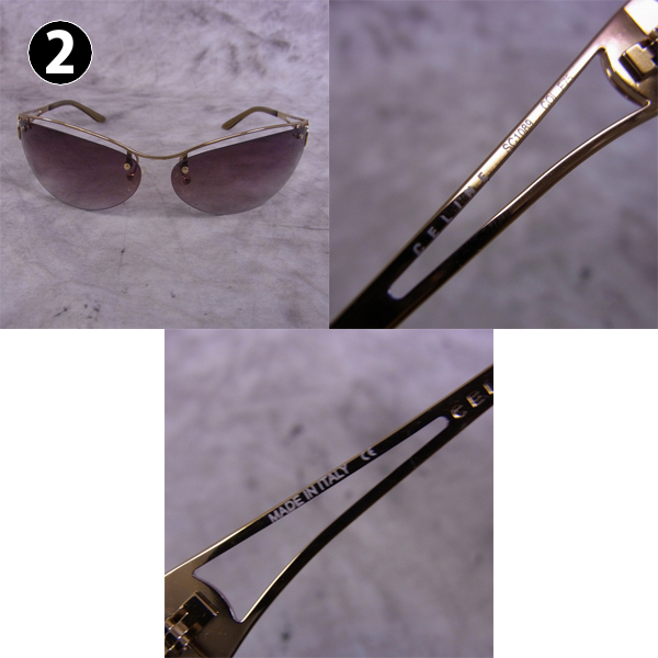 実際に弊社で買取させて頂いたCELINE/セリーヌ GUCCI/グッチ サングラス 2点SETの画像 2枚目