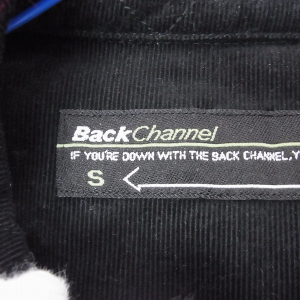 実際に弊社で買取させて頂いた☆Back Channel/バックチャンネル ウールチェックシャツ/Sの画像 2枚目