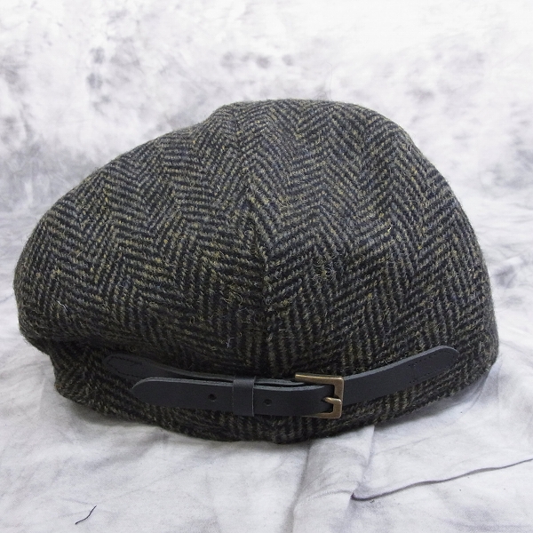 実際に弊社で買取させて頂いたBack Channel/バックチャンネル Harris Tweed/ハリスツイード ハンチングキャップ/帽子/Fの画像 2枚目