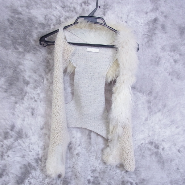 実際に弊社で買取させて頂いた☆ifsixwasnine/イフシックスワズナイン  GILET/ESKIMO ムートンファーベスト ジレベスト/カットソー/レディース/F