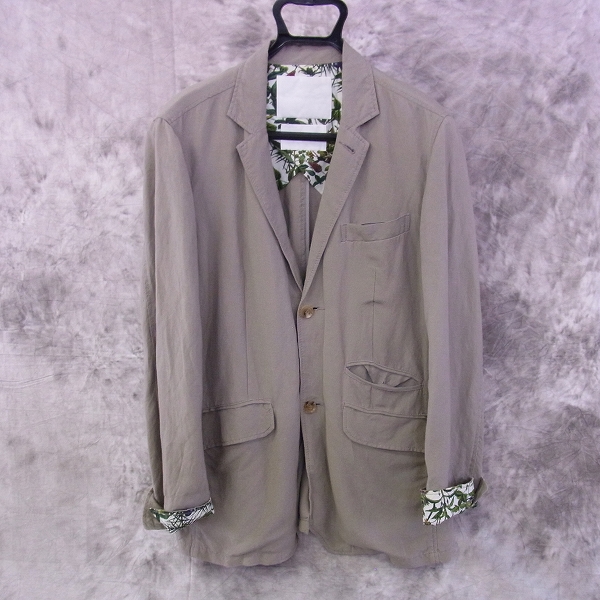 実際に弊社で買取させて頂いたWhite Mountaineering 14SS Linen/Rayon Easy Cloth Single 2B Jacket/2