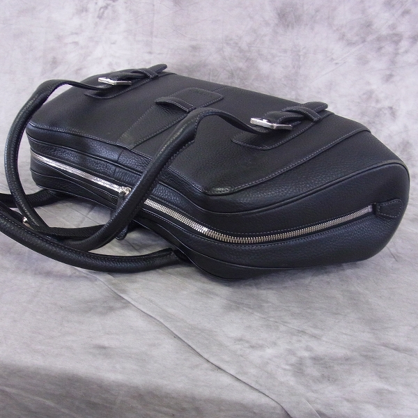 実際に弊社で買取させて頂いたLOEWE/ロエベ レザー センダバッグ/ハンドバッグ ブラックの画像 3枚目