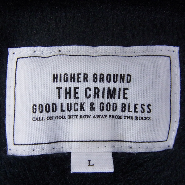 実際に弊社で買取させて頂いたTHE CRIMIE/クライミー カーディガン ブラック/Lの画像 2枚目