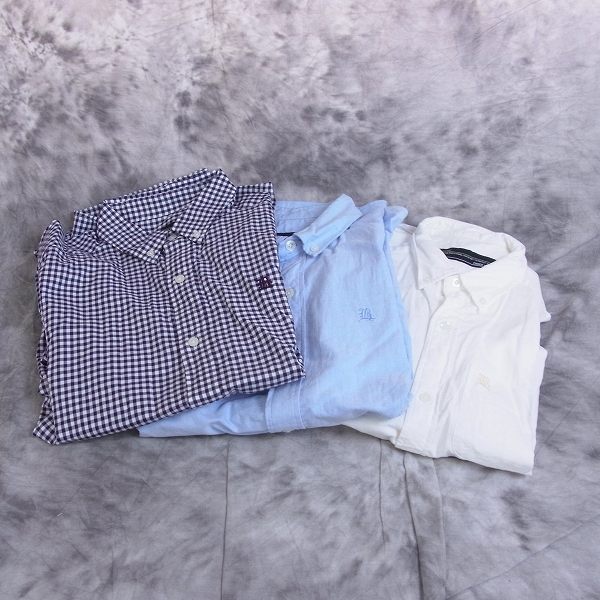 実際に弊社で買取させて頂いたBack Channel/バックチャンネル デザインシャツ/S/M 3点SET
