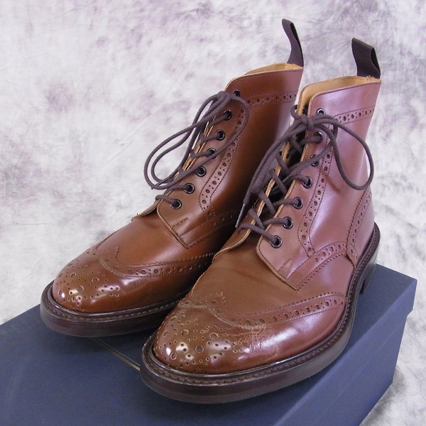 実際に弊社で買取させて頂いたTrickers/トリッカーズ ウイングチップ/カントリブーツ M2508/8