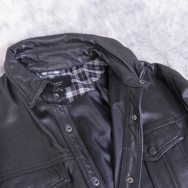 ☆BURBERRY BLACK LABEL/バーバリーブラックレーベル ラムレザー