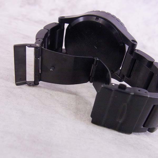 実際に弊社で買取させて頂いたNIXON/ニクソン 腕時計 THE 51-30 CHRONO ALL BLACK/A083-001【動作未確認】の画像 2枚目