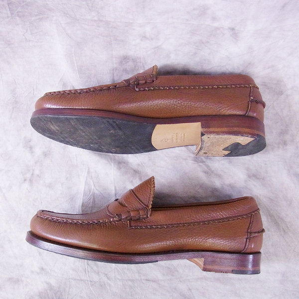 実際に弊社で買取させて頂いたBrooks Brothers/ブルックスブラザーズ コインローファー/24823/9.5の画像 3枚目