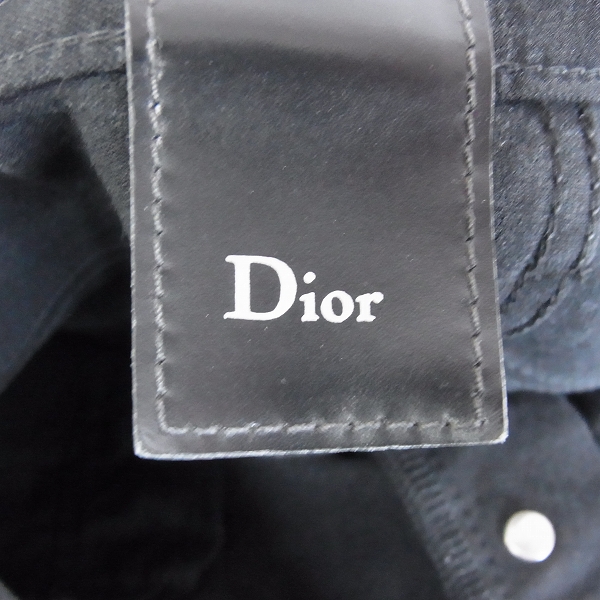 実際に弊社で買取させて頂いたDior Homme/ディーオールオム ブラックデニムパンツ/29の画像 2枚目