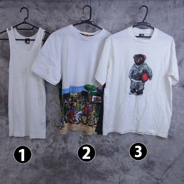 実際に弊社で買取させて頂いた☆Back Channel/NITRAID プリントTシャツ/タンクトップ L 5点SETの画像 1枚目