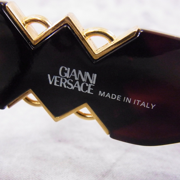 実際に弊社で買取させて頂いたGIANNI VERSACE/ジャンニ ヴェルサーチ メデューサ サングラス 420/Dの画像 5枚目