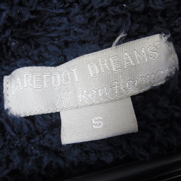 実際に弊社で買取させて頂いた☆BAREFOOT DREAMS for RonHerman/ベアフットドリーム×ロンハーマン パイル地パーカー Sの画像 2枚目