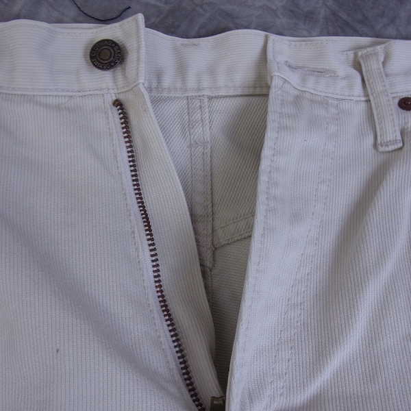 実際に弊社で買取させて頂いたDenime/ドゥニーム オーセンティック コーデュロイパンツ 白/32の画像 4枚目
