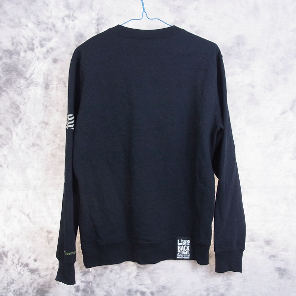 実際に弊社で買取させて頂いた☆Back Channel/バックチャンネル ロゴトレーナー/スウェット/Mの画像 1枚目