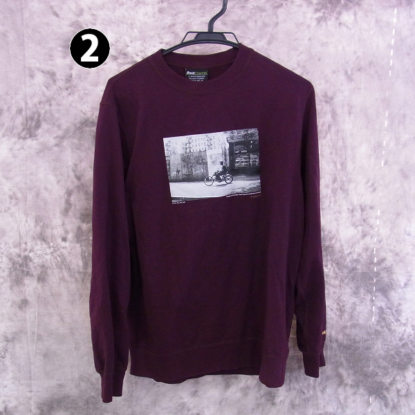 実際に弊社で買取させて頂いたBack Channel/バックチャンネル Vネック/総柄/裏起毛等 スウェット 4点SETの画像 2枚目