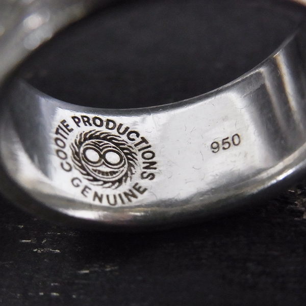 実際に弊社で買取させて頂いたCOOTIE×MagicalDesign Compadre Rose Ring/ローズリング 20号の画像 4枚目