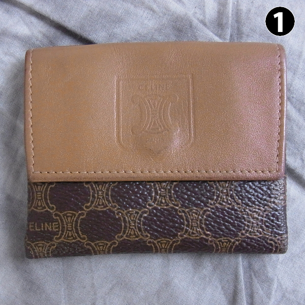 実際に弊社で買取させて頂いたCELINE/セリーヌ  Salvatore Ferragamo/フェラガモ マカダム柄 トートバッグ/ポーチ/コインケース等 4点SETの画像 1枚目