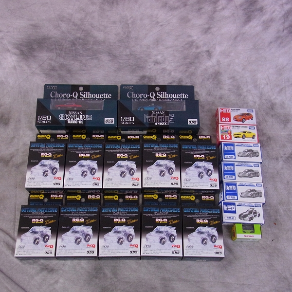 実際に弊社で買取させて頂いたTOMICA/トミカ チョロQ Choro-QSilhouette ミニカー おもちゃ 19点SET