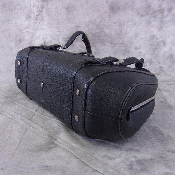 実際に弊社で買取させて頂いたLOEWE/ロエベ レザー センダバッグ/ハンドバッグ ブラックの画像 4枚目