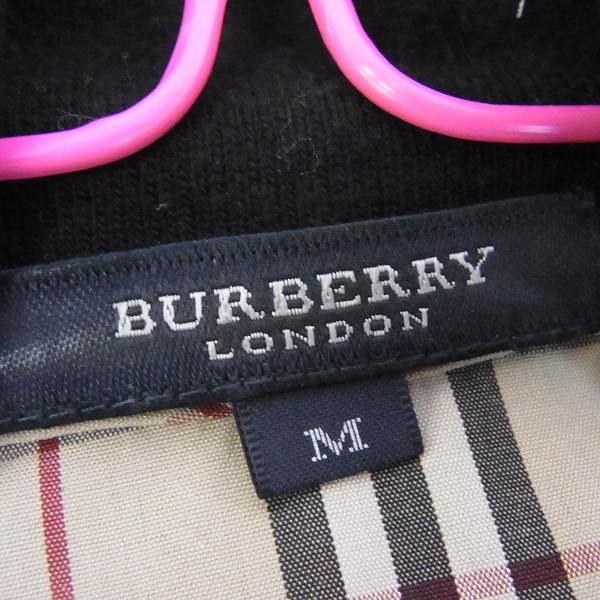 実際に弊社で買取させて頂いた☆BURBERRY LONDON/バーバリーロンドン スウェット ジップアップブルゾン/Mの画像 2枚目