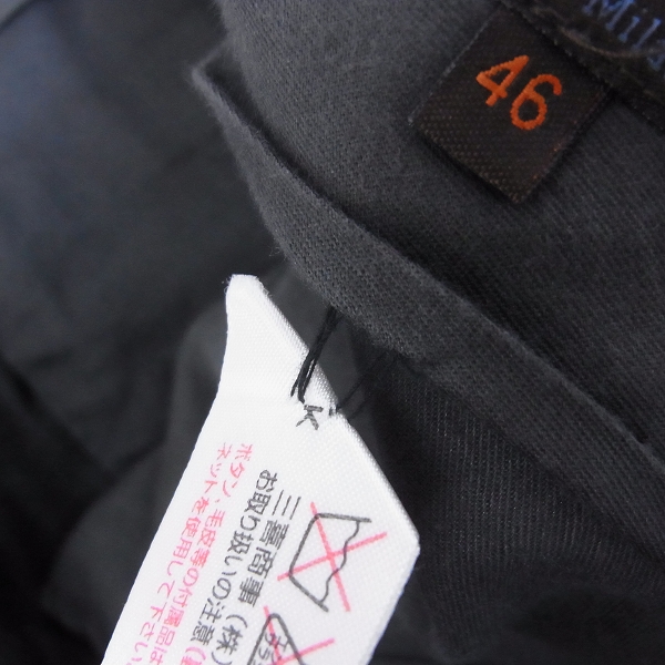 実際に弊社で買取させて頂いた☆ETRO/エトロ 裏ペイズリー 2Bストライプスーツ セットアップ 46の画像 7枚目