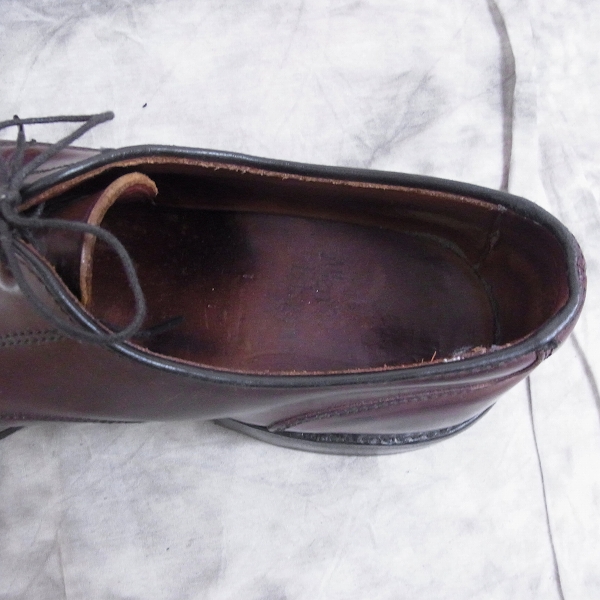 実際に弊社で買取させて頂いた【ジャンク】Allen Edmonds/アレンエドモンズ Uチップシューズ/8の画像 4枚目