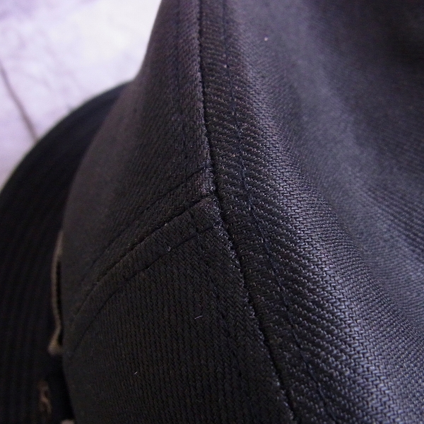 実際に弊社で買取させて頂いたBorsalino/ボルサリーノ リネン/コットン 中折れハット/58の画像 7枚目