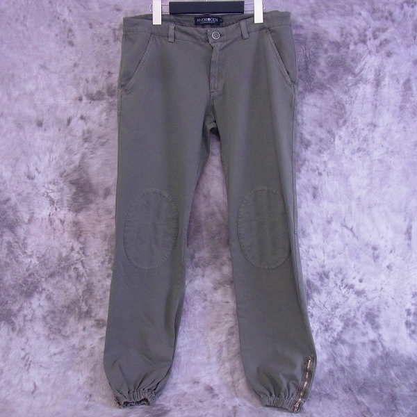 実際に弊社で買取させて頂いたHYDROGEN/ハイドロゲン 裾ジップ ニーパッチ ミリタリーパンツ/S