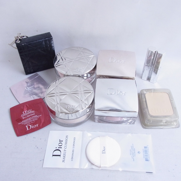 実際に弊社で買取させて頂いたChristian Dior/クリスチャンディオール フェイスパウダー/口紅等 コスメ 10点↑SET
