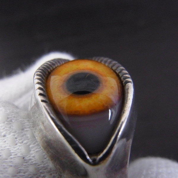 実際に弊社で買取させて頂いたCRAZY PIG/クレイジーピッグ ヒューマンアイリング 義眼リング/15号の画像 7枚目