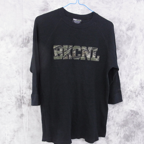 実際に弊社で買取させて頂いた☆Back Channel/バックチャンネル 迷彩ワッペンサーマルラグランカットソー/M