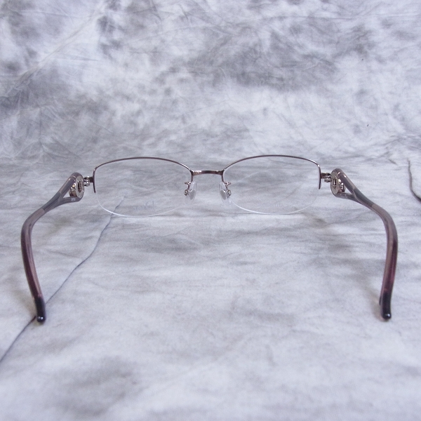 実際に弊社で買取させて頂いたChristian Dior/ディオール メガネフレーム ハーフリム チタン CD7733Jの画像 2枚目
