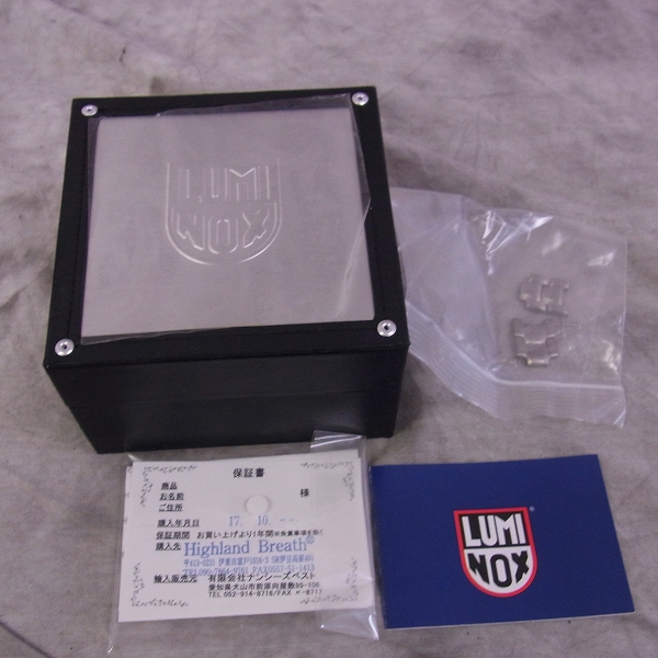 実際に弊社で買取させて頂いたLUMINOX/ルミノックス NAVY SEALS 3600 ネイビーの画像 6枚目