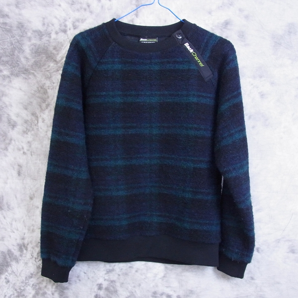 実際に弊社で買取させて頂いた☆Back Channel/バックチャンネル WOOL CHECK SWEAT/ウール チェック スウェット S
