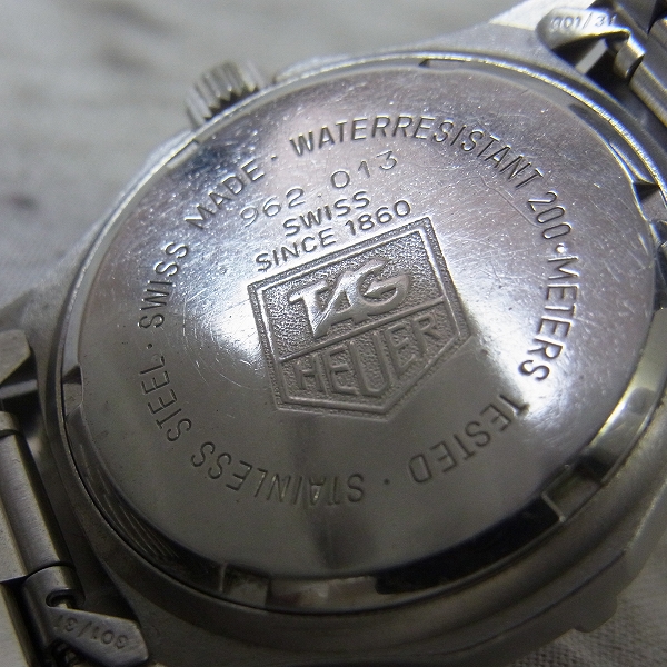 実際に弊社で買取させて頂いたタグホイヤー プロフェッショナル/962.013 の画像 3枚目