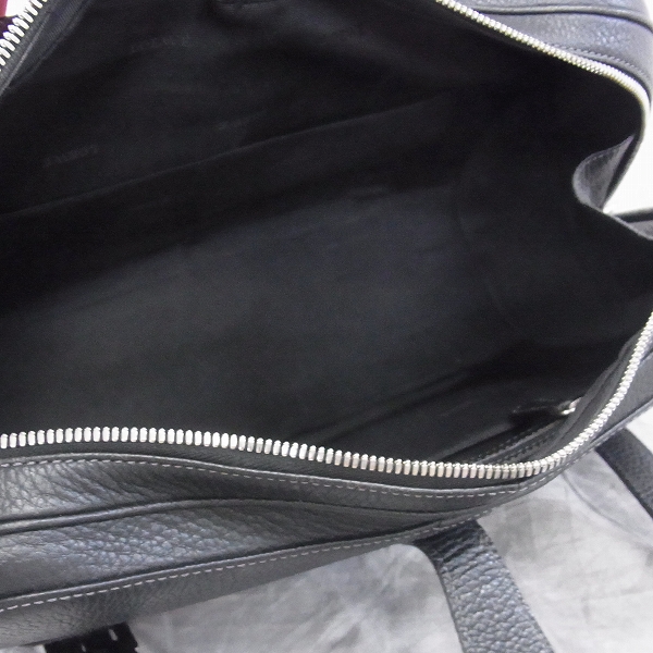 実際に弊社で買取させて頂いたLOEWE/ロエベ レザー センダバッグ/ハンドバッグ ブラックの画像 5枚目