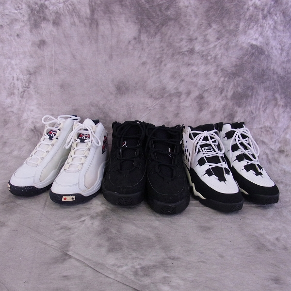 実際に弊社で買取させて頂いた【観賞用】FILA/フィラ96 グラントヒル2 オリンピック/95 グラント ヒル スニーカー 3点SET