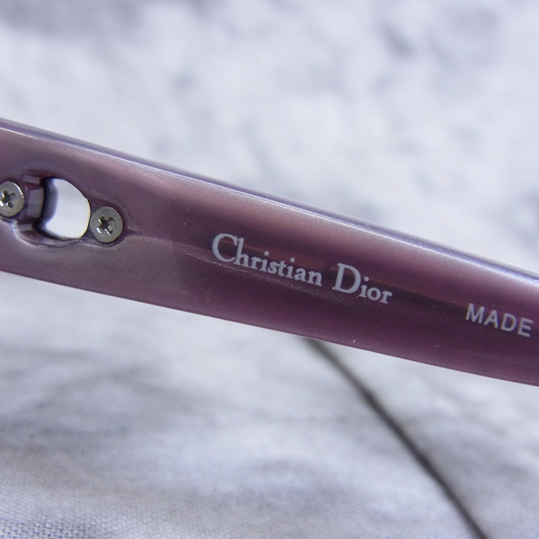 実際に弊社で買取させて頂いたChristian Dior/ディオール メガネフレーム フルリム チタン CD7730Jの画像 4枚目