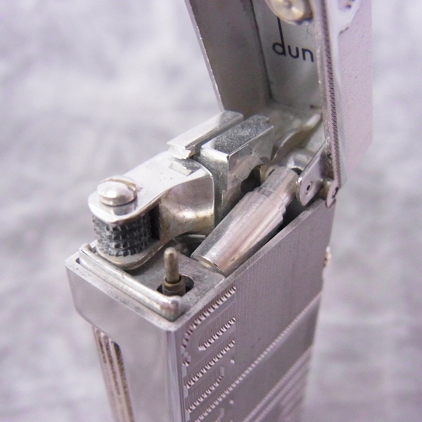 実際に弊社で買取させて頂いたdunhill/ダンヒル ローラーガスライター ロゴ立体デザインの画像 3枚目