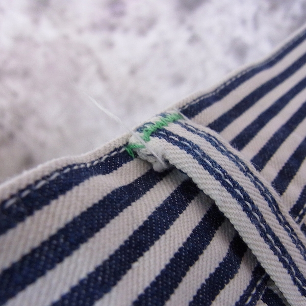 実際に弊社で買取させて頂いたSUGARCANE/シュガーケーン ストライプパンツ W34L34の画像 5枚目